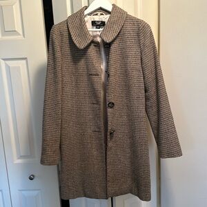 Brown tweed coat